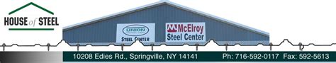 house of metal springville ny|the house of steel springville ny.